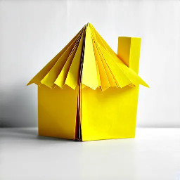 real size one room origami house foldable. Deployable easily