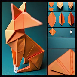 Simple Origami Fox